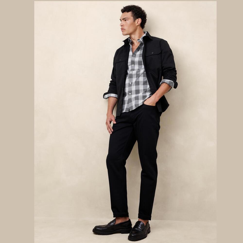 Banana Republic Men Slim-Fit Cotton Shirt